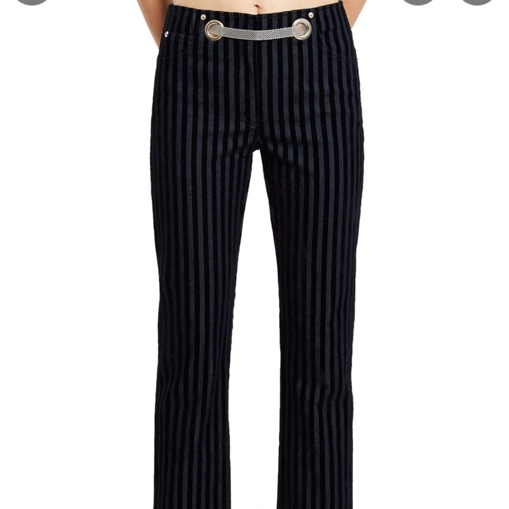 SOLD || RARE! MIAOU TOMMY VELVET FLOCKED DENIM